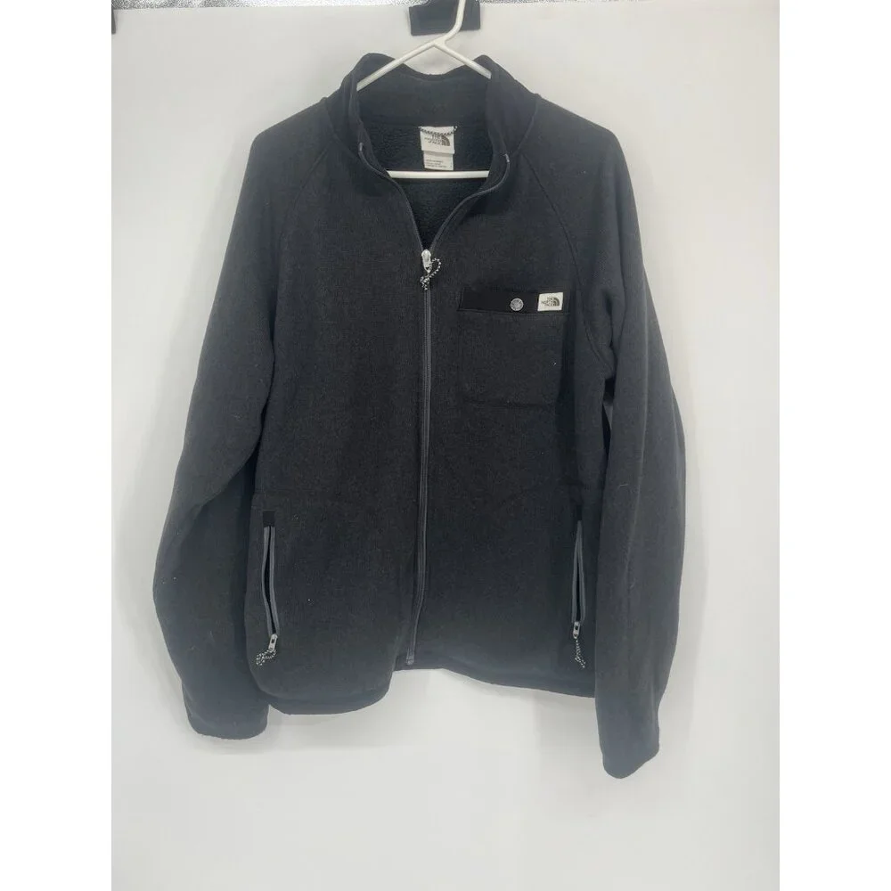 The North Face Men's‎ Black Gordon Lyons Full Zip Fleece Lined Jacket Size Small